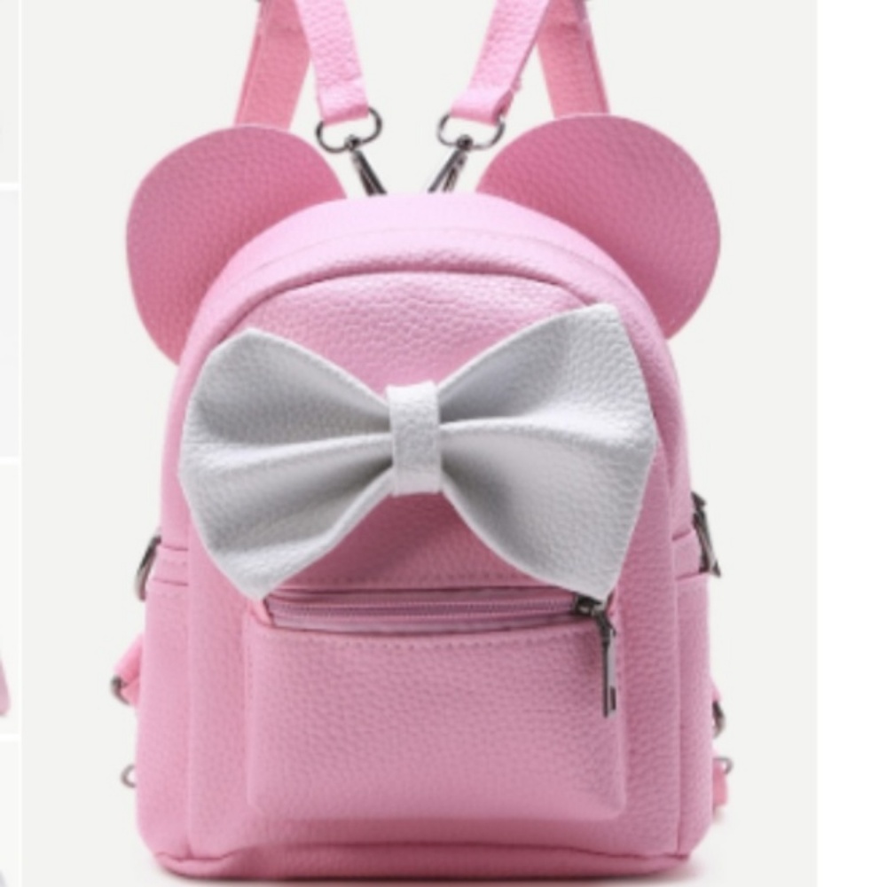 MINI BOOKBAG WITH BOW AND EARS - Picture 2 of 8
